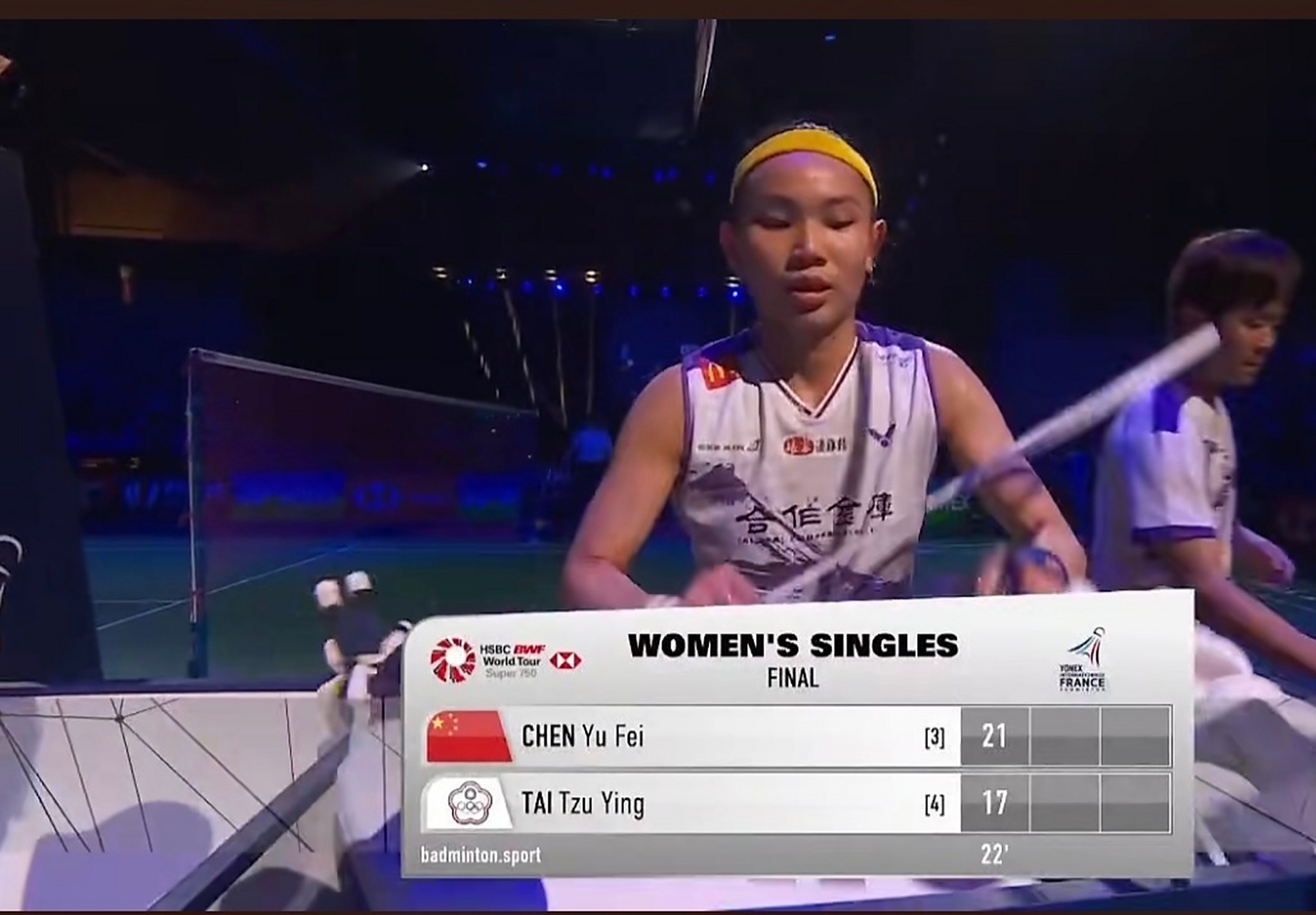 包含英格兰羽毛球队强势法国羽毛球队，戴资颖关键制胜的词条