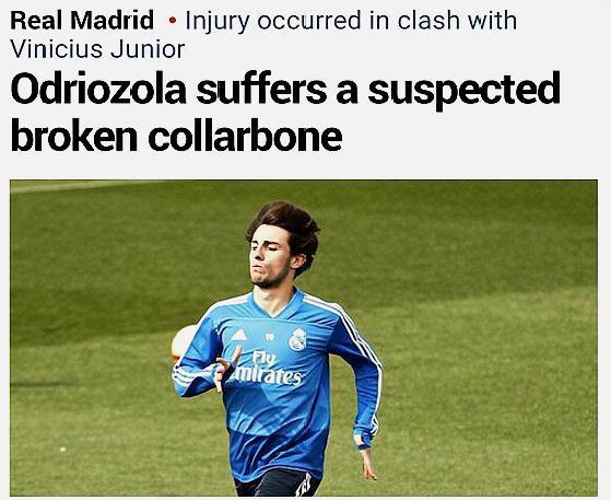 关于皇马疑团重现：奥德里奥索拉投手术台的信息